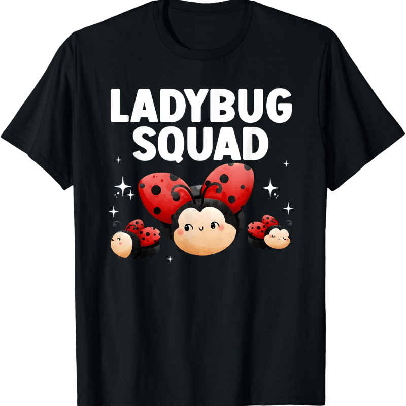 

Cute Ladybug Squad Art For Women Girls Insect Ladybug