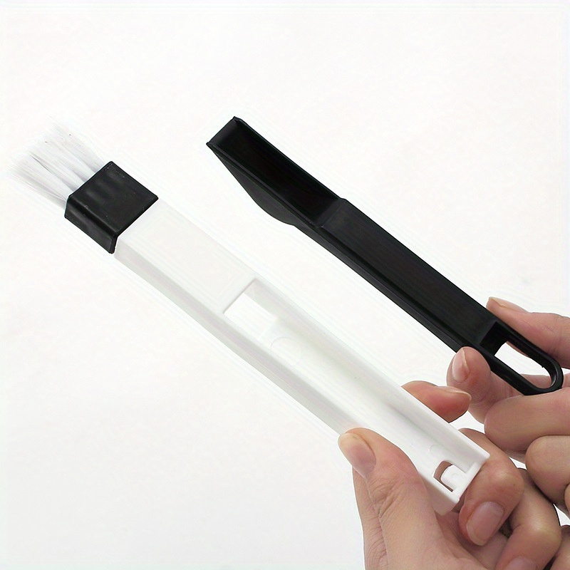 1 in 1 multipurpose cleaning brush for keyboard desk hard plastic expandable handle no electricity needed ideal for home office bedroom kitchen bathroom details 0