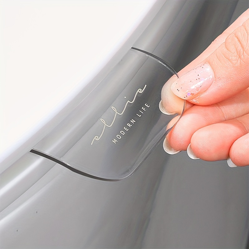 Reusable Hygienic Toilet Seat Lift Handle - Self-adhesive, Universal Plastic Cover Opener, Bathroom Hygiene Solution