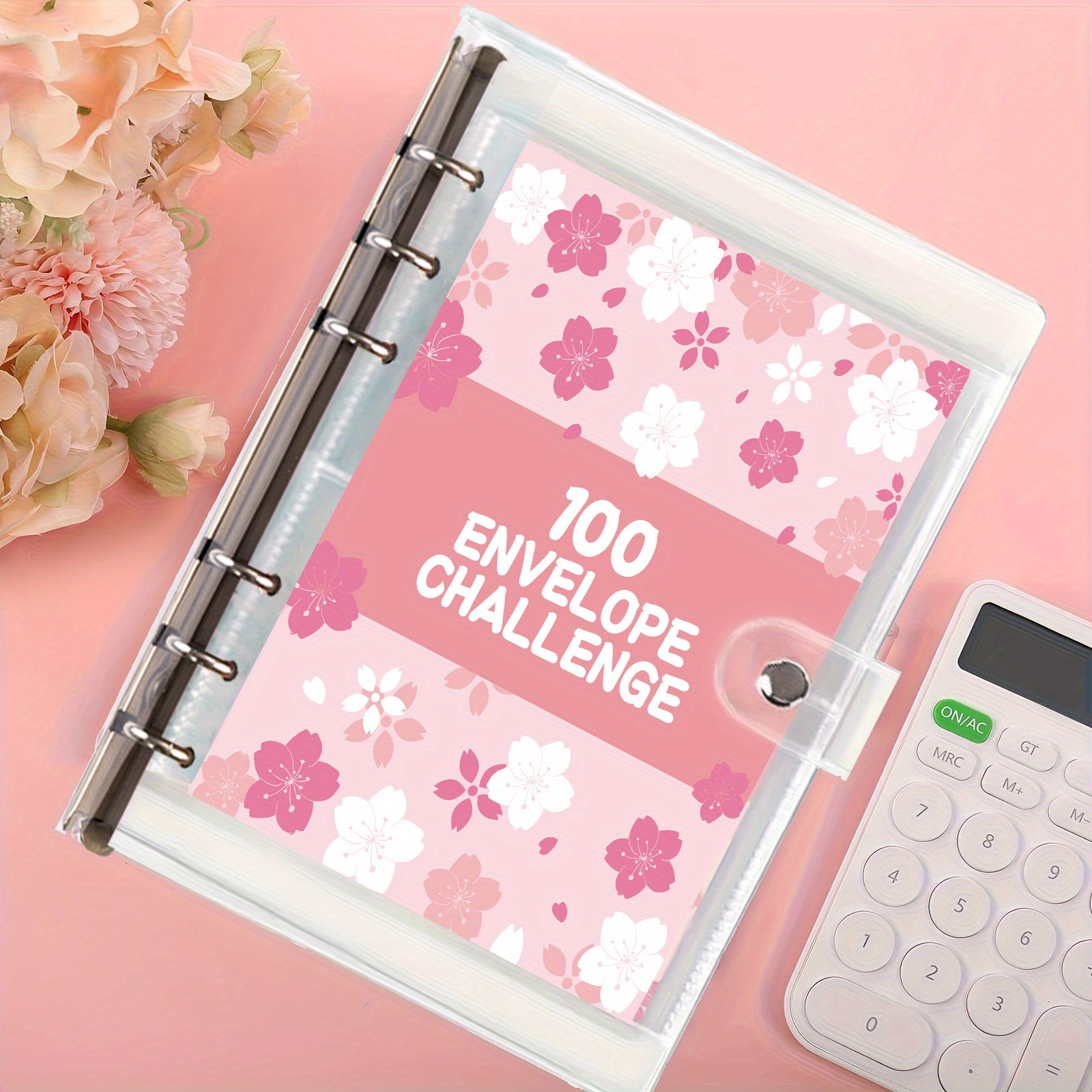 

100-pack Money Saving Challenge Binder - Durable Laminated $5050 , Pre-numbered Pockets For Organized Savings, 100 Envelopes Formultiple Budget Categories