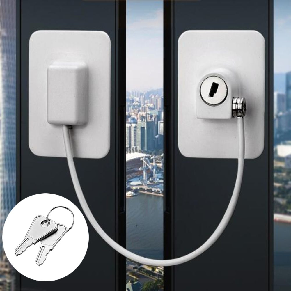 Image of Easy-install Sliding Door & Window Lock - Anti-theft Safety Latch , No Drilling Required