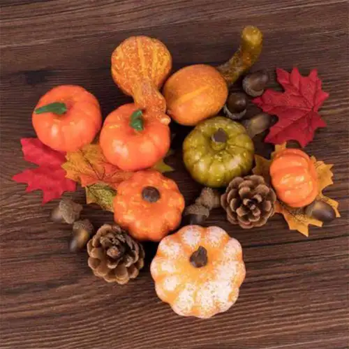 Citrouilles Artificielles Mousse 60 Pièces 60 Pcs Citrouilles Artificielles Pailletées , Décoration Automne Décoration Extérieure Intérieure Citrouilles Artificielles Mousse 60 Pièces 60 Pcs Citrouilles Artificielles Pailletées , Décoration Automne Décoration Extérieure Intérieure