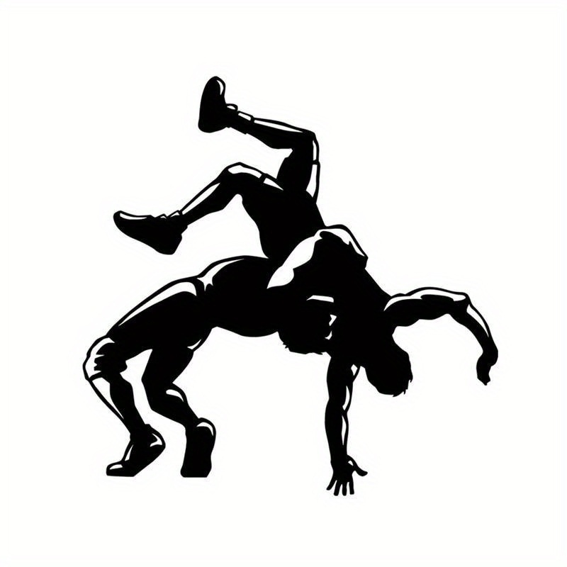 Funny Wrestling Vinyl Decal - Car & Motorcycle Sticker, Exterior Accessory