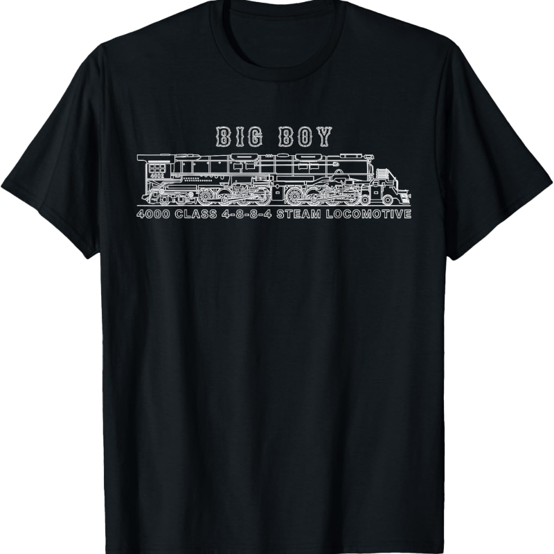 

Big Boy 4000 Locomotive American Train -shirt