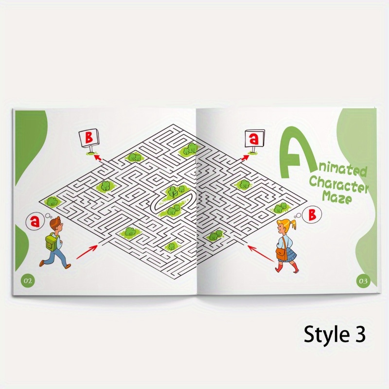 1pc Enhancing Children's Cognitive Skills Through Maze Adventure Challenges