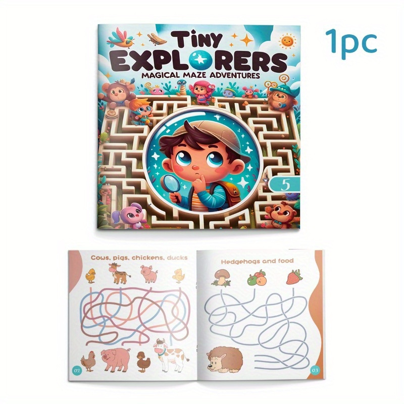 1pc Enhancing Children's Cognitive Skills Through Maze Adventure Challenges