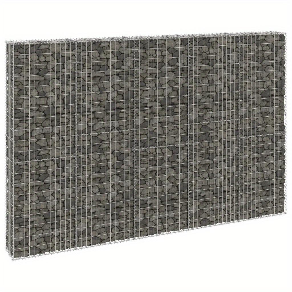 

Mur de gabions en acier galvanisé 300x30x200 cm avec couvercles