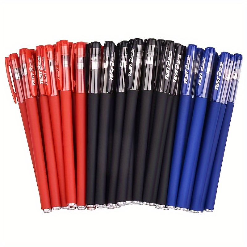 

Lot de 10 stylos gel rollerball, pointe fine de 0,5 mm, écriture douce, encre longue durée pour le bureau et l'école