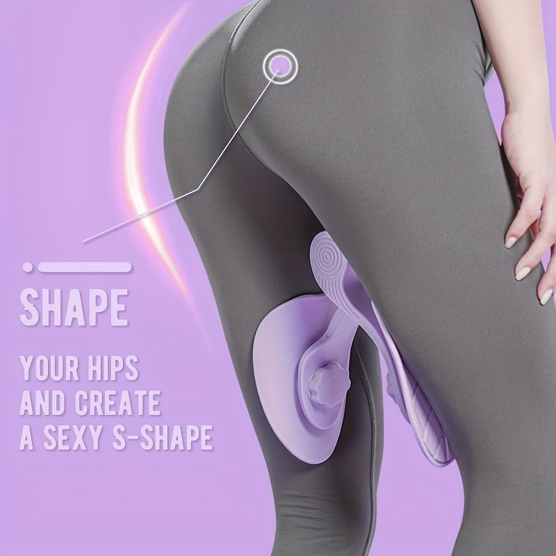 

Purple Pelvic Floor & Thigh Trainer - Non-electric, Abs Material For Inner Thigh Toning And Crotch Strengthening