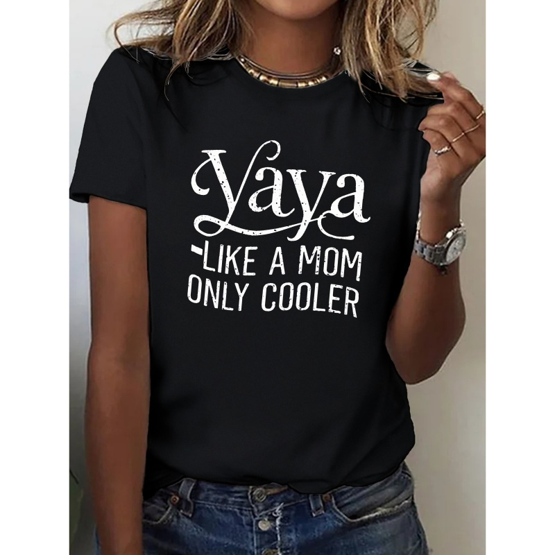 

Yaya Mom Pure Cotton Women's Tshirt Comfort Fit