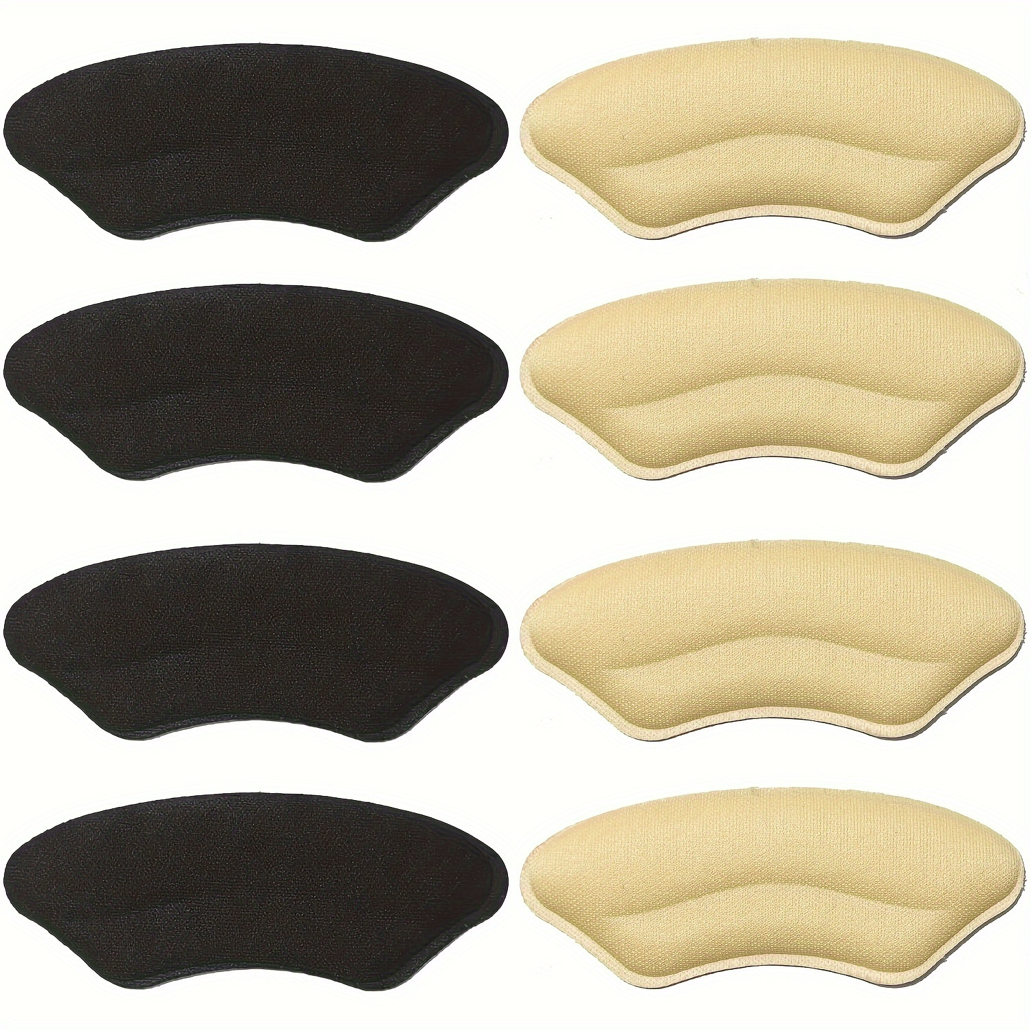 8pcs Heel Pad, Suitable For Too Big Shoes Self-adhesive Heel Protector Heel Inserts Improve Of Shoes Prevent Heel Slip And Foaming
