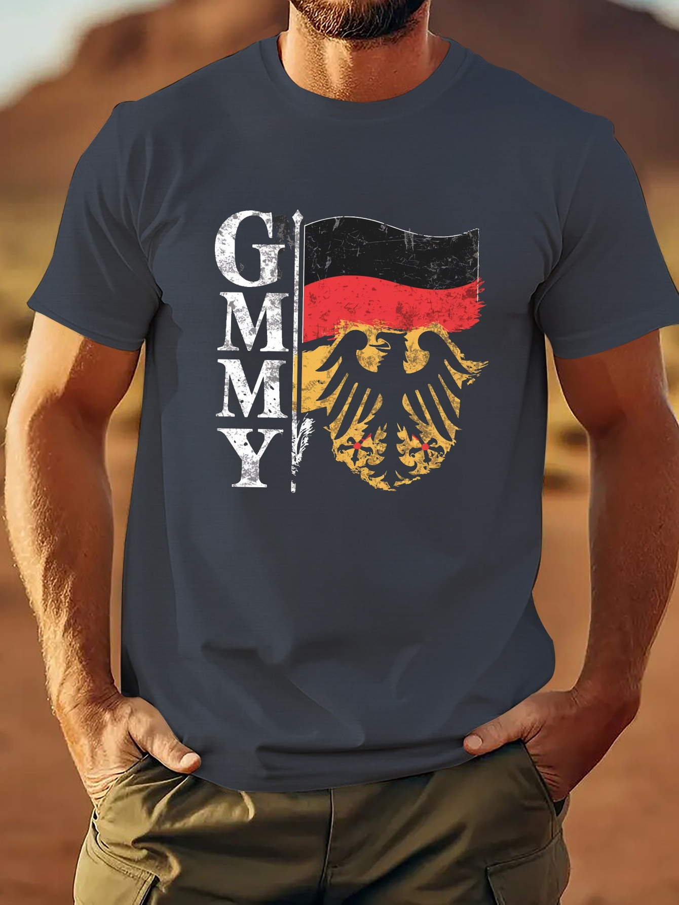 camiseta vintage hombre ilustración Temu Dominican Republic