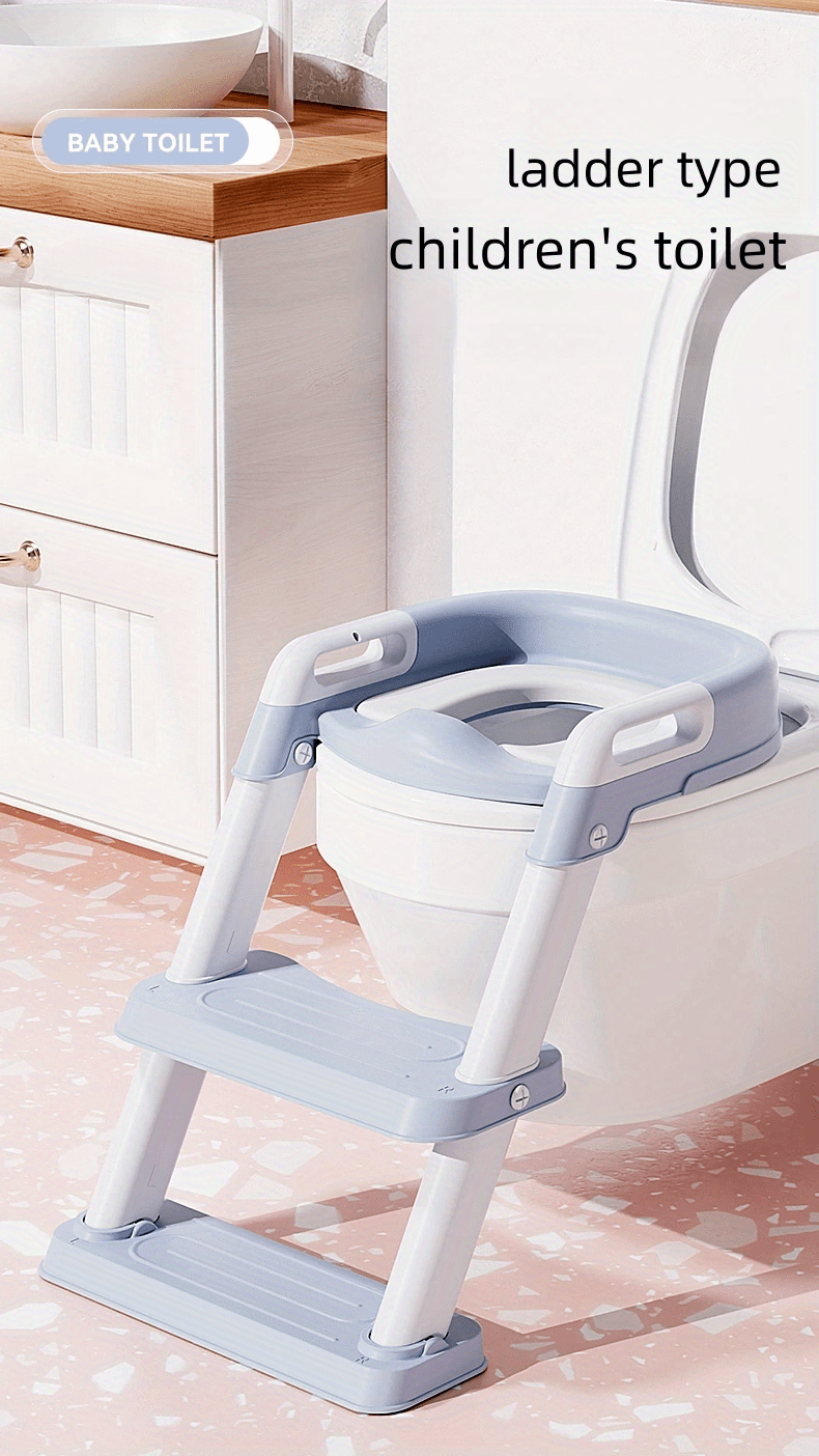   potty training toilet seat with step stool foldable safe comfortable for   and   details 0