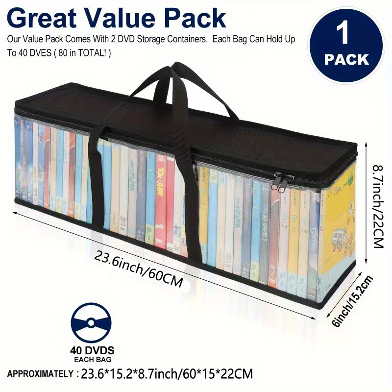 

Waterproof Pvc Storage Bag For Cds, Baseball Caps & Books - Transparent Organizer With Moisture Protection