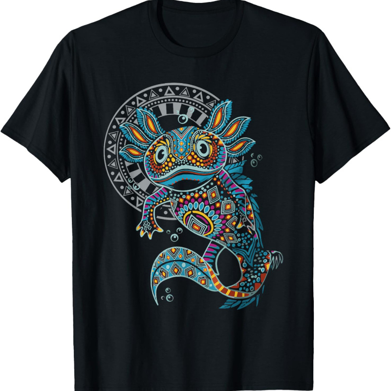 

Axolotl Art Aztec Mexico Mexican T-shirt