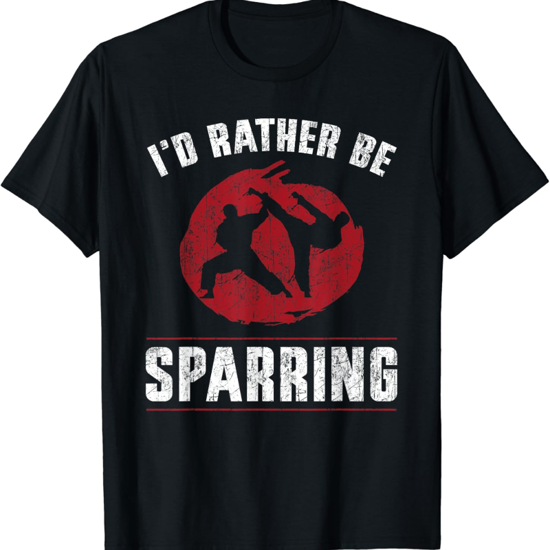 

Funny Martial Arts Karate I'd Rather Be Sparring