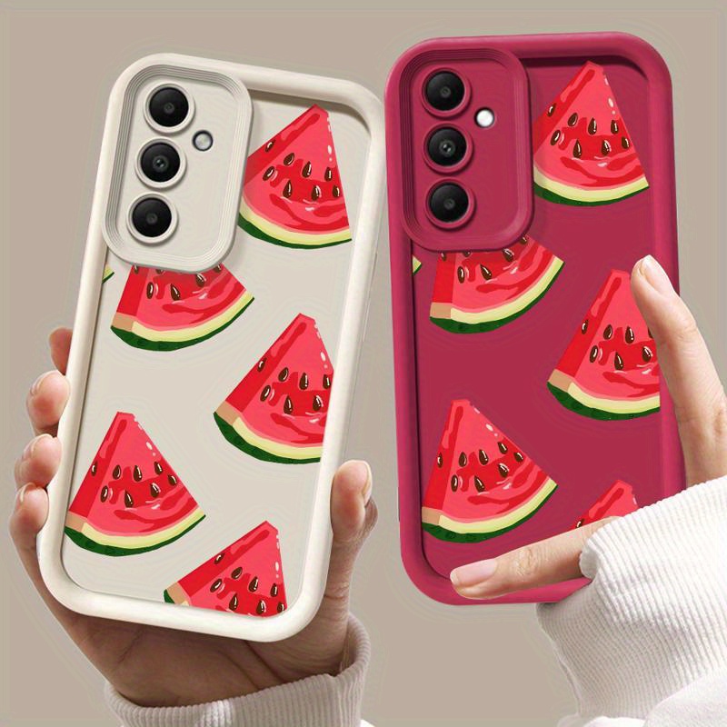 

Soft Watermelon-themed Phone Case For For Galaxy A53, A54, A55, A73, A25, A34, A35, A52, A32, A33 5g, A11, A12, A13, A22, A23, A15, A14, A24 4g - Durable Protective Cover