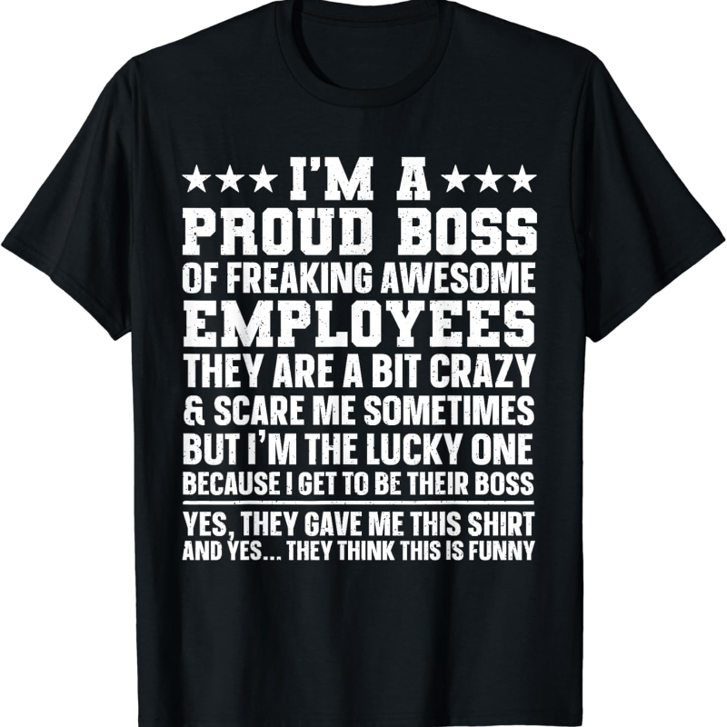 

Boss Art For Men Women Dad Appreciation Day T-