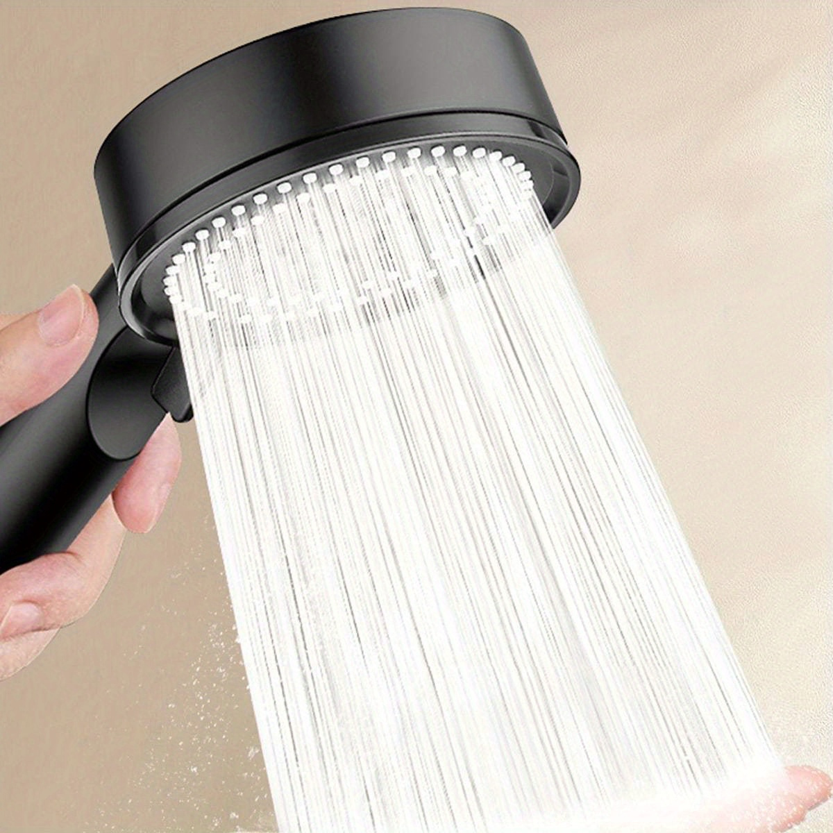 Image of High-pressure Adjustable Shower Head With 5 - Versatile Daily Spray Nozzle For Bathing Experience, Essential Bathroom Accessory, Christmas/halloween Gift Decoration