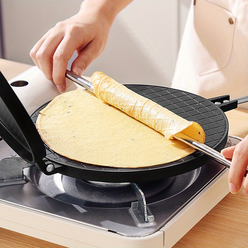 crispy egg roll maker non stick double sided aluminum pan for   cakes essential kitchen gadget details 6