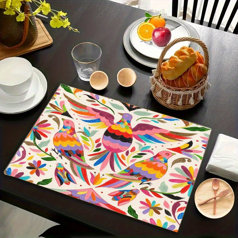 2/4pcs, Manteles Individuales Estilo Lavables Manteles Resistentes al  Protección de Mesa Suministros de Cocina para el Hogar Decoraci