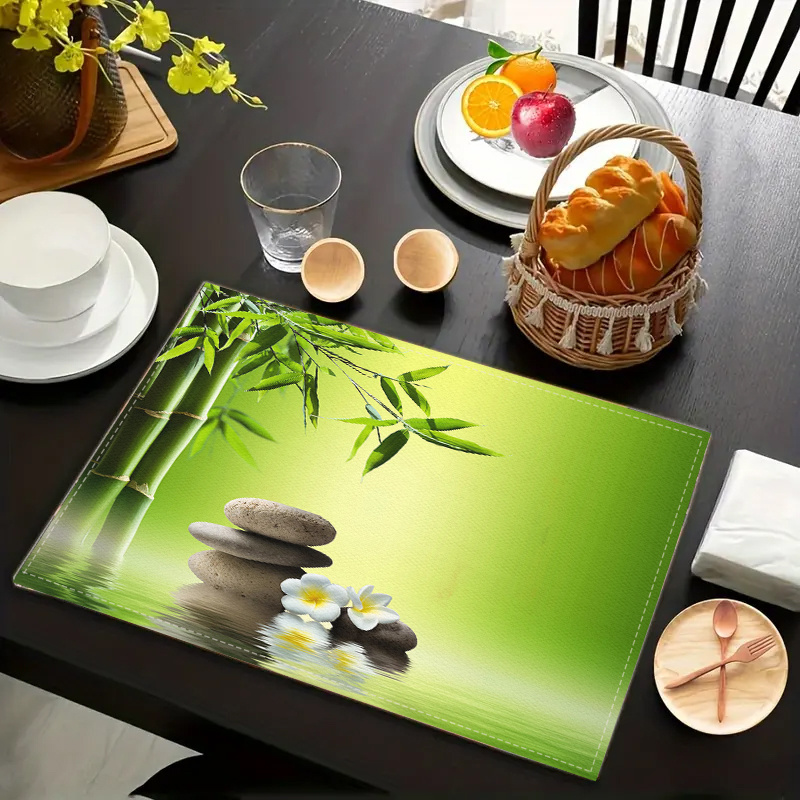 

2/4pcs, Stone Table Mat Washable Table Mat -stain - Table Mat Table Kitchen Supplies Decoration Table Mat