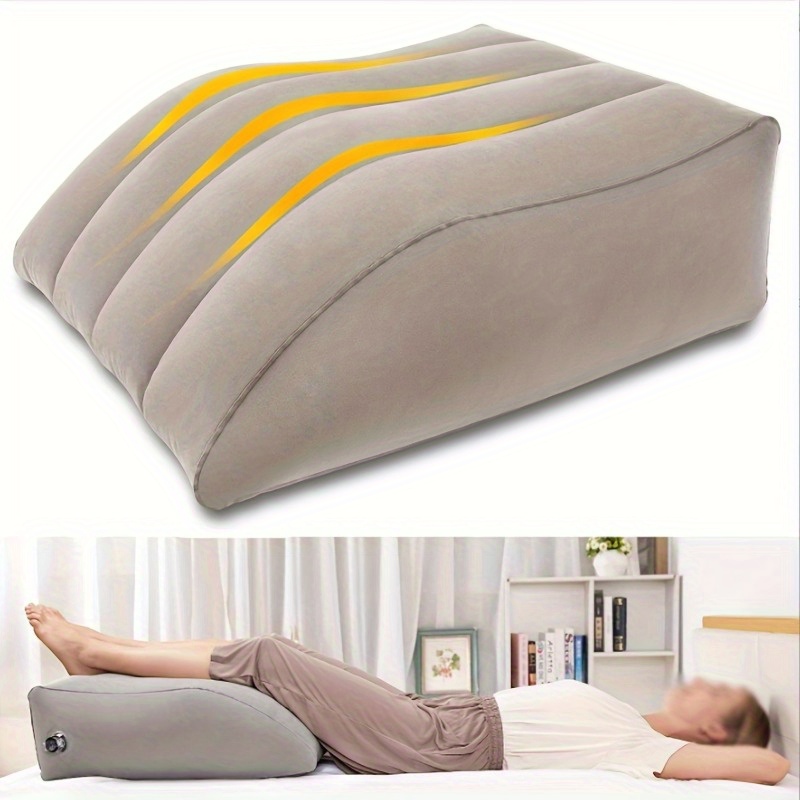 Inflatable leg elevation pillow hotsell