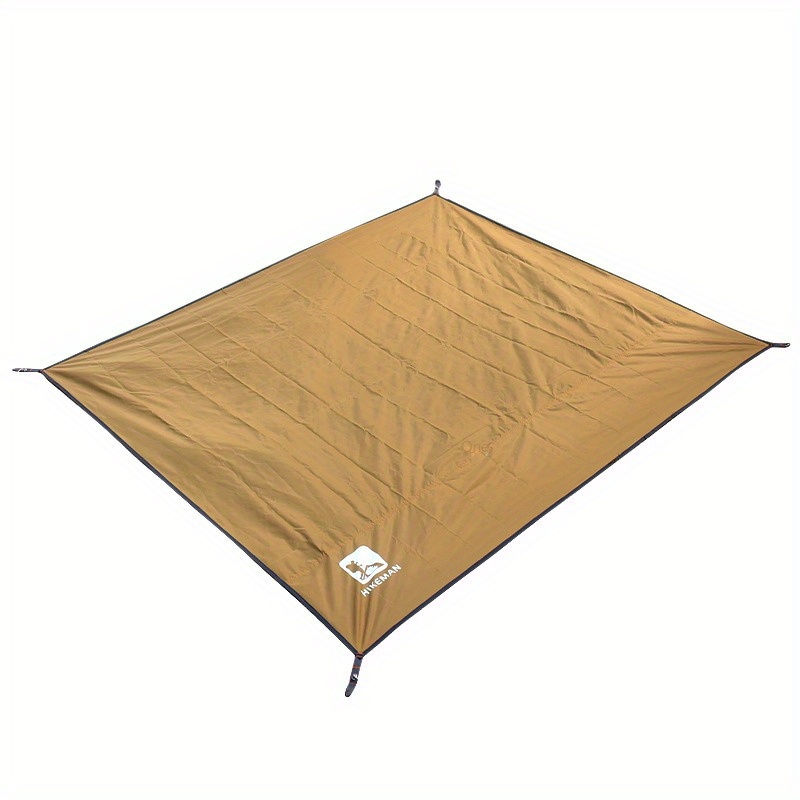 

Hikeman Oxford Cloth Camping Tarp, Waterproof , Multi-use Tent Footprint With Moisture-proof Design For Sunshade, Protection - Foldable & Reusable Ground Cover For Camping, Hiking & Emergency Shelter