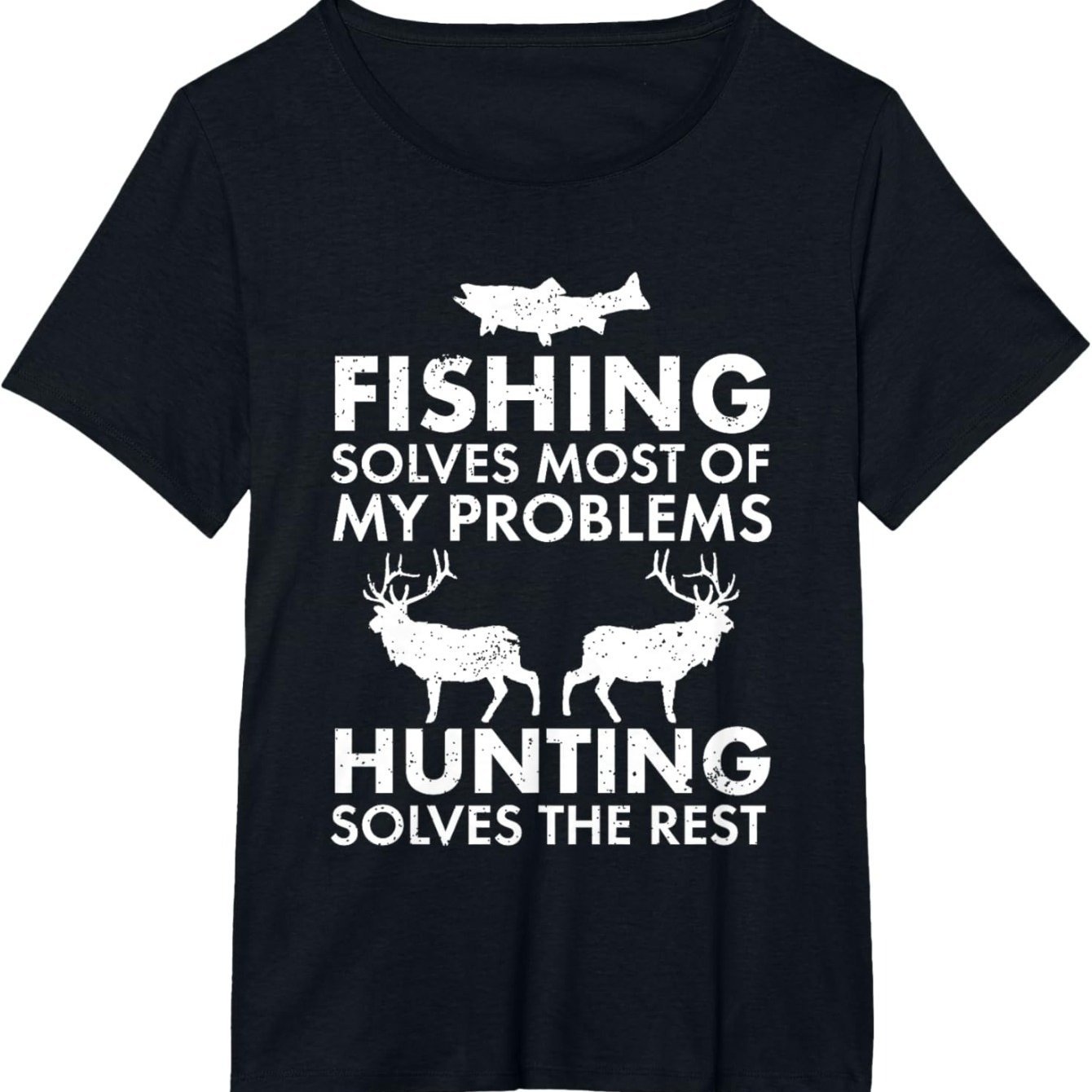 

1 Pc, 100% Cotton T-shirt, And Hunting Gift Christmas Humor Hunter Cool T-shirt