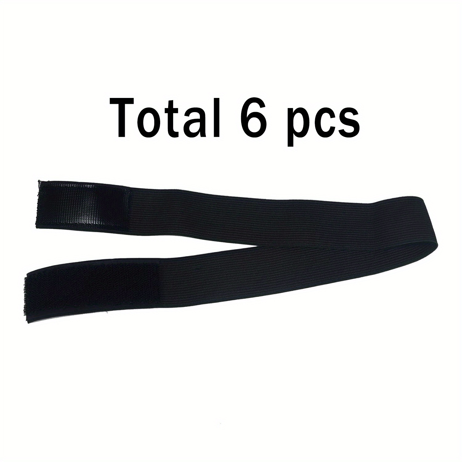 TEMU Lot de 6 Bandes Élastiques pour Perruques avec Frontal en Dentelle - Enveloppes de Bord de de Ligne de Cheveux & Bretelles Frontales