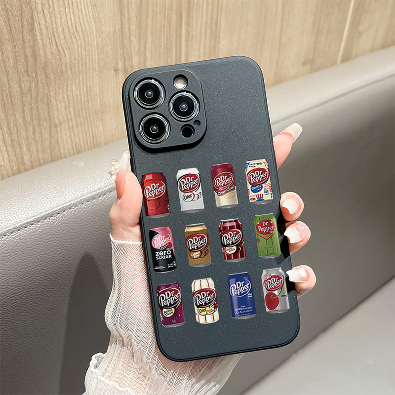 

Three-dimensional Creative Drinks Printed Phone Case For 14 13 12 11 Xs Xr X 7 8 6s Plus Pro Max Se, Gift For Easter Day, Birthday, Girlfriend, Boyfriend, Friend Or Yourself