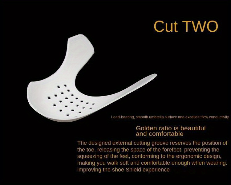 Set of 4 Shoe Crease Protectors Designed to Stretch The Toe Area of Sneakers And Prevent Wrinkles And Folds.