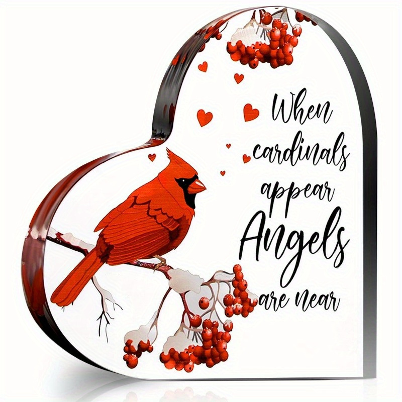 

New Arrival Memorial Gift Sympathy Decor Centerpiece Acrylic Figurine For Christmas Remembrance Gift