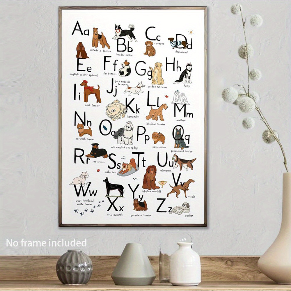 ARTCANVAS Kids Animal Alphabet Letter Q Canvas Art order Print