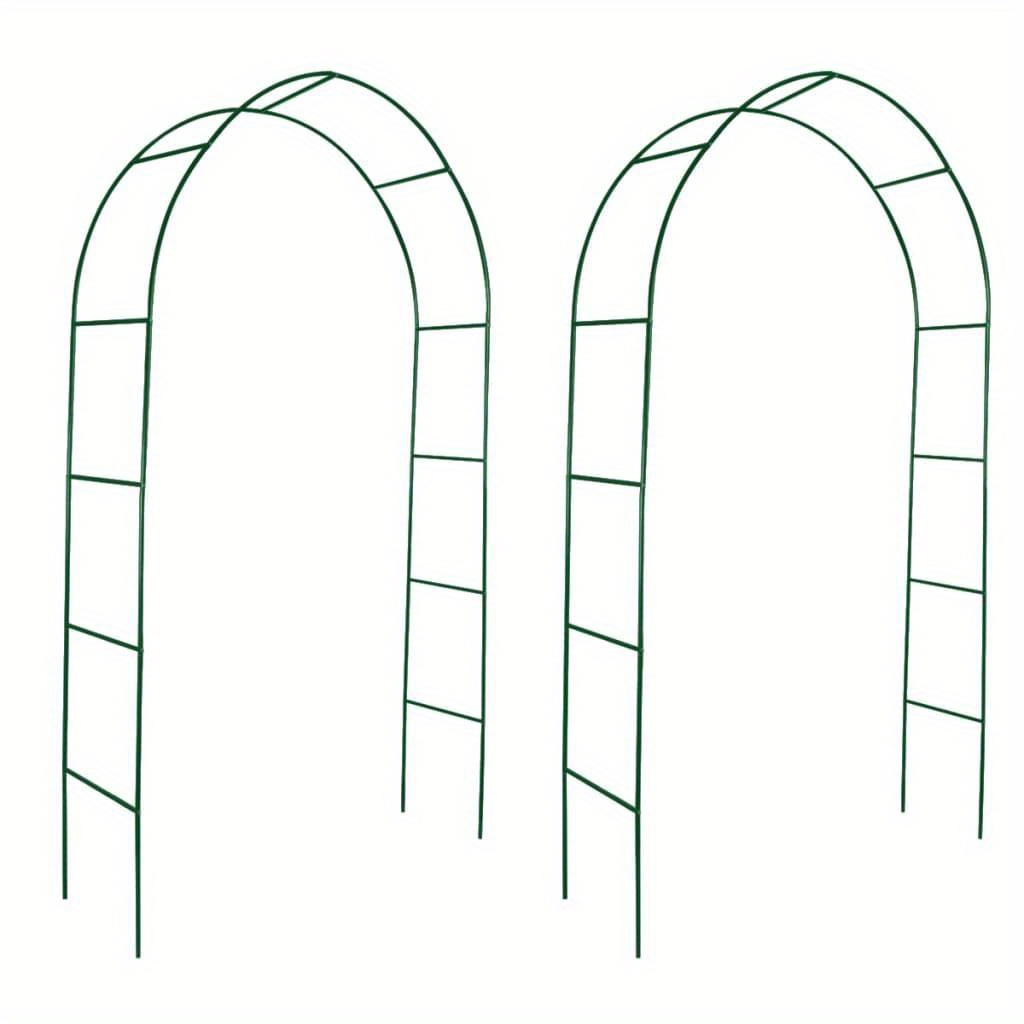 

Garden Arch Set For Climbing Plants - Durable Iron Material Weather Resistant - 2 Piece Kit