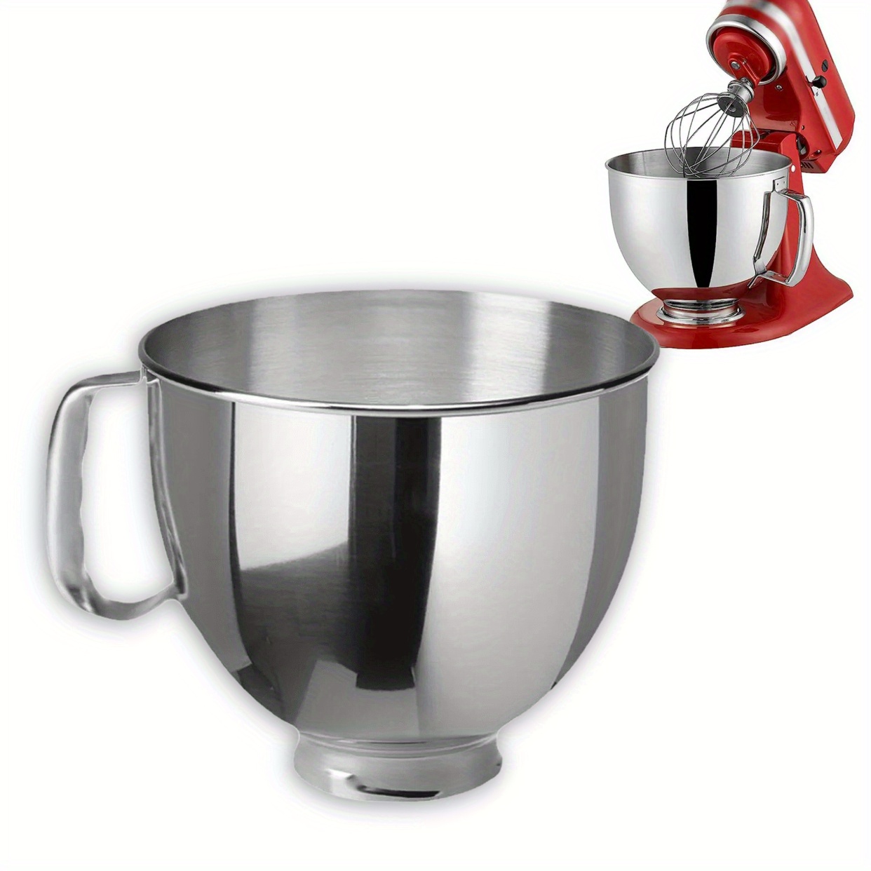 

A Title Head Stand Mixer For K45ss, Ksm75, Ksm150, And Ksm152, Compatible With 4.5qt/5qt Stainless Steel For Kitchen Aid Stand Mixers.