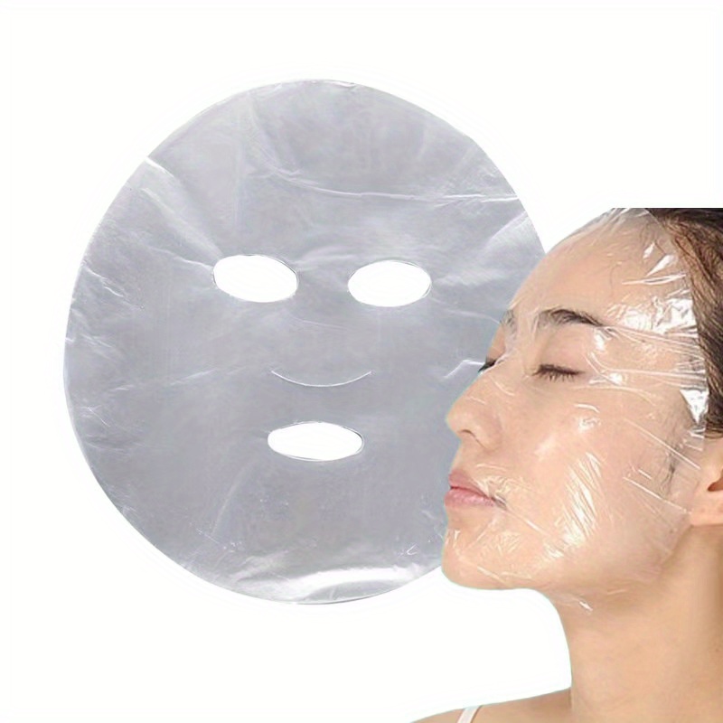 

100pcs Pe Facial Masks - Disposable, -free For &