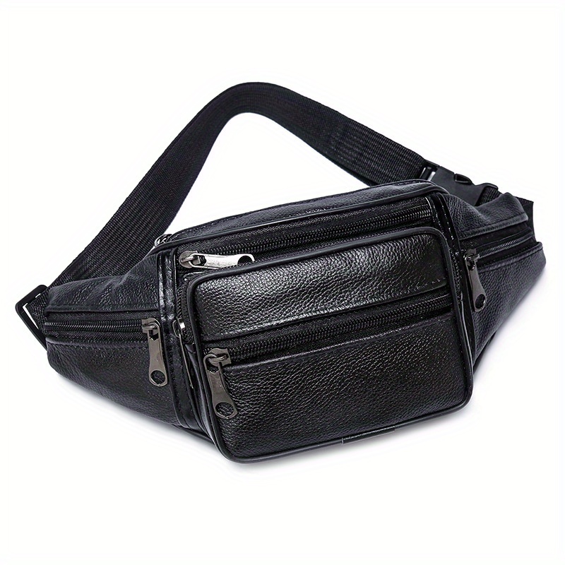 Image of 1pc Men's Waist Bag, Fashion Sports Satchel Mobile Phone Bag