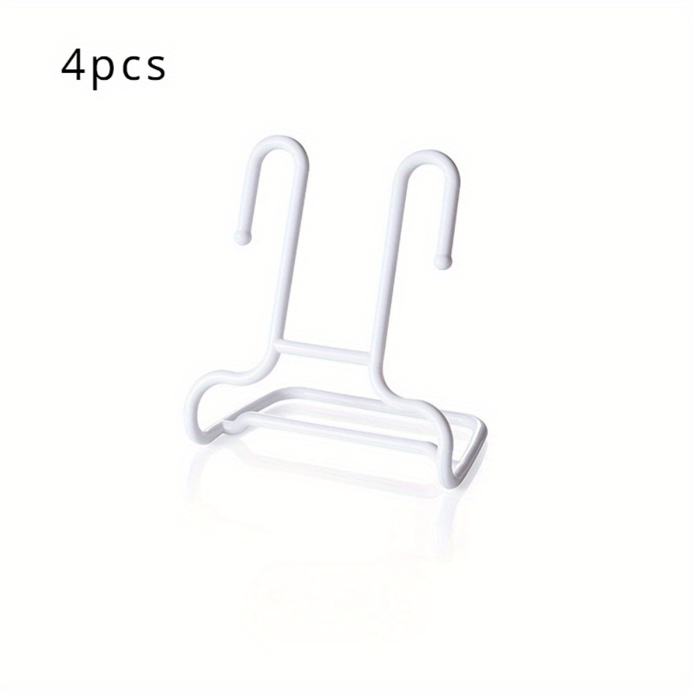 4pcs Space- Shoe Organizer - Versatile, Portable Storage Rack For Sports & Casual Shoes, Durable Plastic