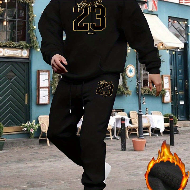 

& Sweatpants Set 23 - Polyester , , Long Sleeve & For Fall/