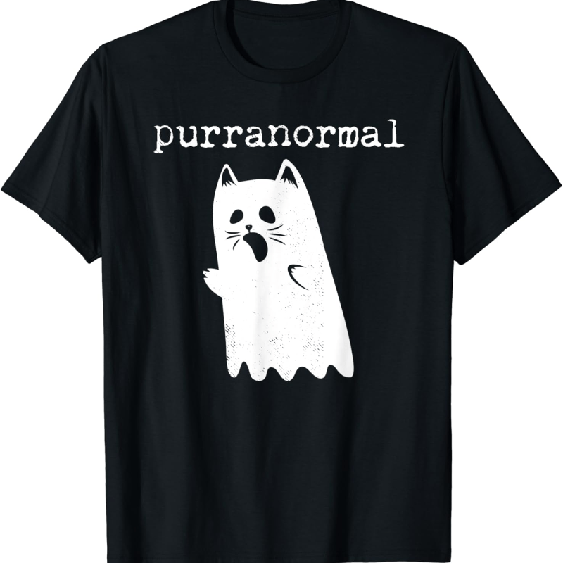 

Purranormal Cat Halloween T Tee
