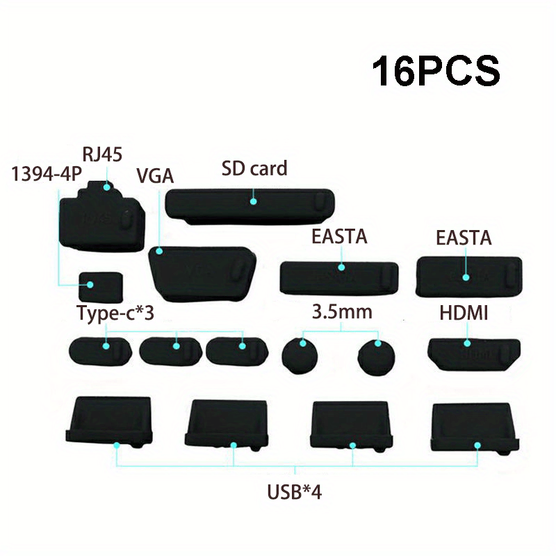 Dust Plug, Notebook Dust Plug, Notebook Universal Usb Dust Plug, Computer Interface Cover