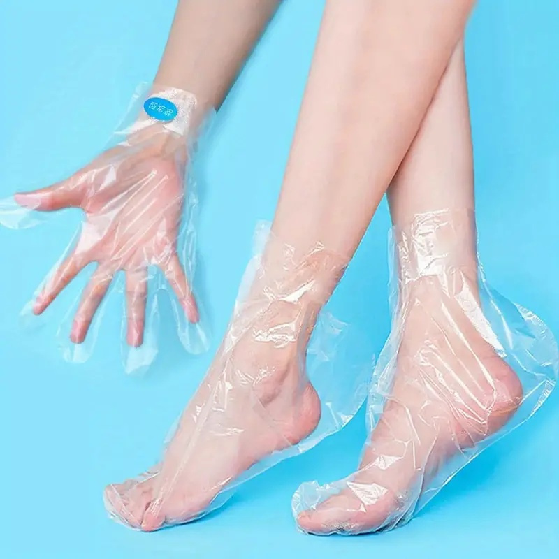 

400pcs Moisturizing & Kit: Disposable Gloves, For Dry - -free Plastic