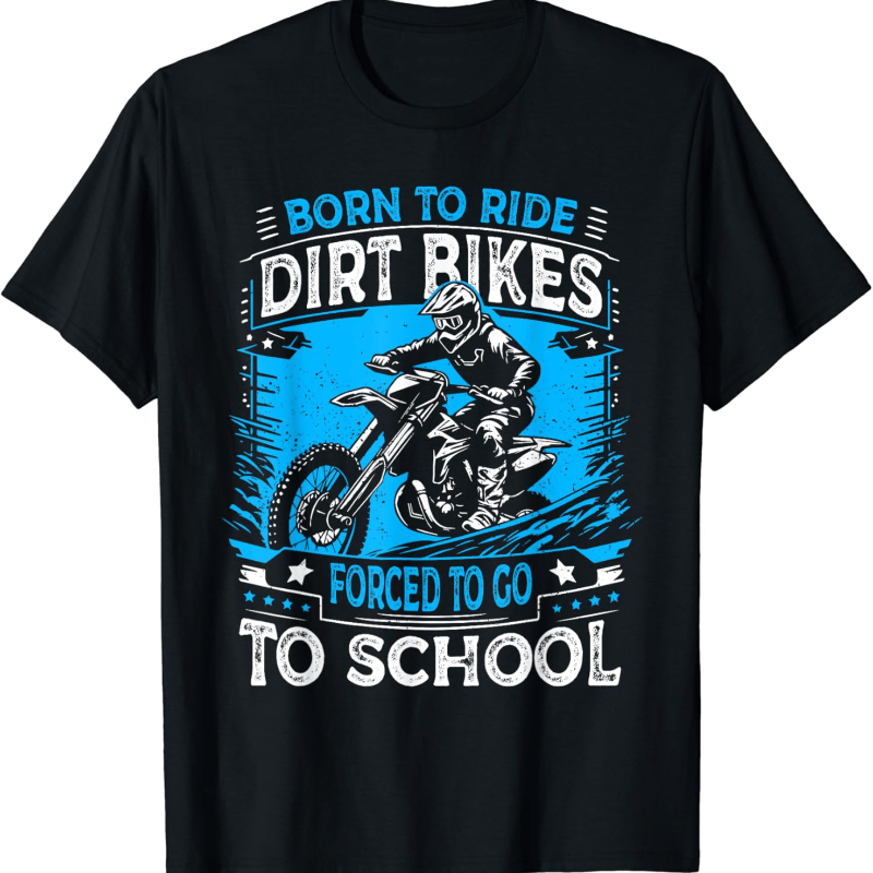 

Motocross Outfit Dirt Bike Accessories Boys Girls Men Women T-shirt