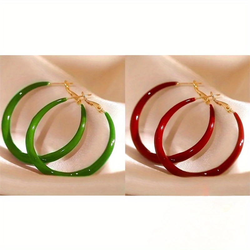 

Women's Red Earring . Halloween, Christmas Gifts, .