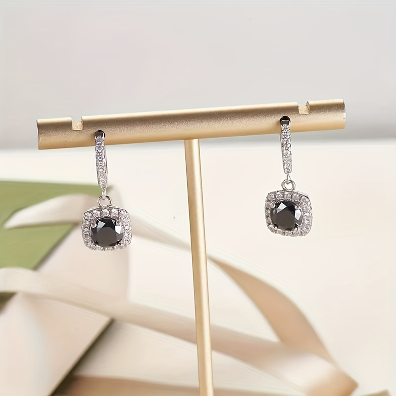 0.5/1 Carat Moissanite Drop Earrings, Trendy Gift for Women