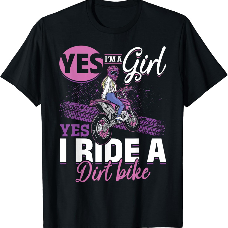 

Motocross A Girl A Dirt Bike T-shirt