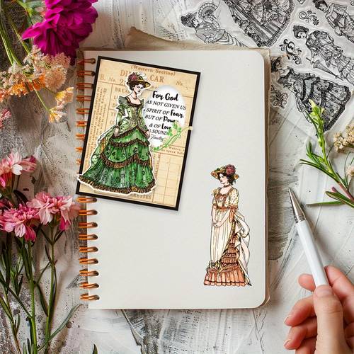 1sheet pvc stamps for diy scrapbooking photo album decorative cards making stamp sheets film 21x14 8x0 3cm
