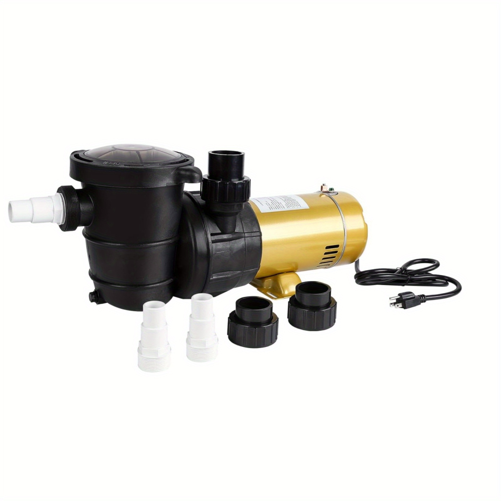 

Euker 2hp Swimming Pool Pump Single /above Ground Water Pump, 115v | 5568 Gph & High Flow, Powerful Priming Swimming With Filter Basket, Low Noise For Family