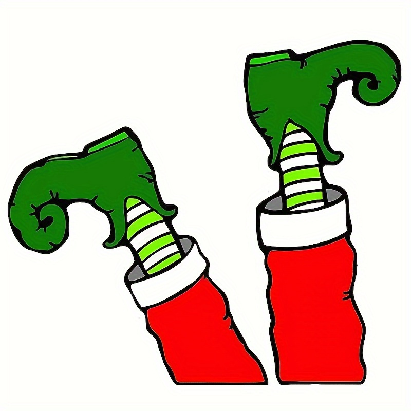 

Elf Leg Car Decal - Fun Christmas